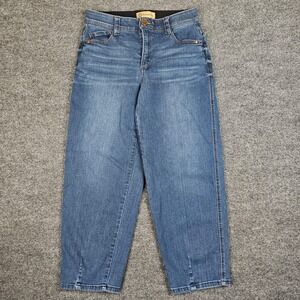 Democracy Ab Technology Skyrise Barrel Jeans Women's 4 Ankle Length Booty Lift